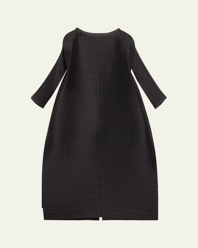 Long Paneled Pleats Dress
